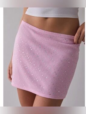 NWOT ReMADE By UO Mesh Sparkle Mini Skirt